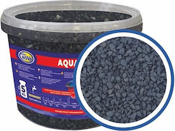 Aquanova Aquarium Natural Basalt Gravel Black 5-10mm 5kg