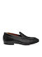 Leather Men's Moccasins In Black Colour