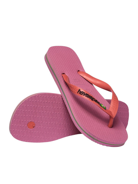 Havaianas Brasil Șlapi Damă Roz