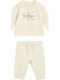 Kids Sweatpants Set Beige