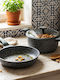 Nava Olea Cast Aluminum Cookware Set with Stone Interior Coating 3 Pieces