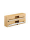 Relaxdays Distribuitor De Role Din Lemn Bej 14.5x8cm 10050598_340
