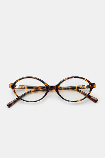 Sunglasses Oval Style 4914113 Animal Print
