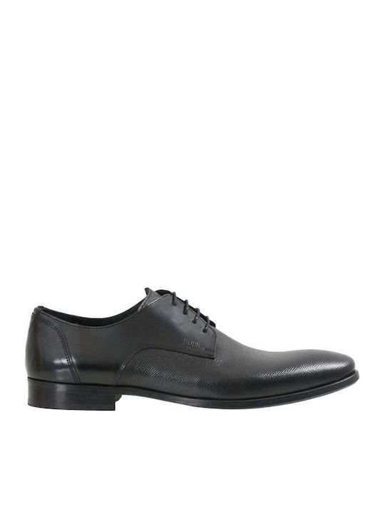 Boss Shoes Δερμάτινα Ανδρικά Σκαρπίνια Μαύρα