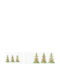 Astron Italy Badetuch-Set 2 Stück 30x50cm Trees Gewicht 500gr/m²