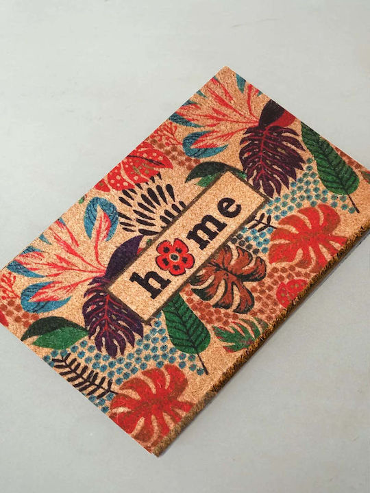 SteweHome Non-Slip Brown Doormat