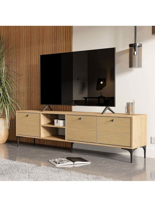 Brown TV Stand L180xD35xH51cm
