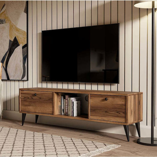 Έπιπλο Τηλεόρασης Καφέ Μ138xΠ30xΥ42cm