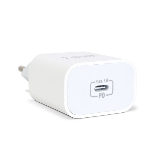Alista Home Incarcator Fără Cablu cu Port USB-C 20W Power Delivery Alb (GLB_55040WH)