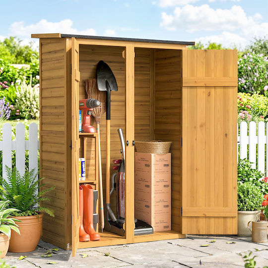 Wooden Garden Shed L1.15xW0.53xH1.56m