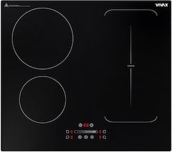 Vivax BH-04MFZIN Plită cu Inducție Autonomă cu Funcție de Blocare 59x52cm Neagră