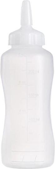 Mini Sauce Bottle 25cl Φ5.6xH16.7cm No Drip Nozzle Araven Araven-01375