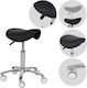 Habys Wheeled Black Stool