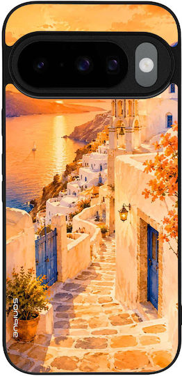 Калъф Sonique Greek Island Muse Series Google Pixel 10 5G Pixel 10 Pro 5G Залез В Оя