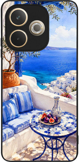 Husă Sonique Greek Island Muse Series Oppo A5 Pro 5g Vederea Mării Egee