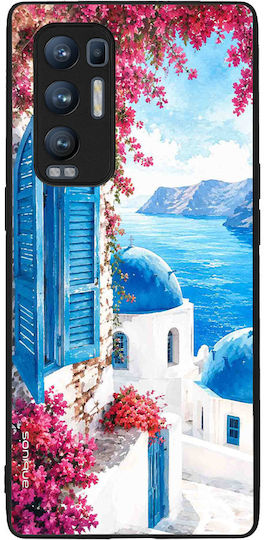 Sonique Greek Island Muse Series Handyhülle Für Oppo Find X3 Neo 5G Santorini Blau