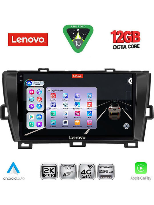 Lenovo Car Audio System for Toyota Prius BMW X1 / X3 / X4 2009-2015 (Bluetooth/USB/WiFi/GPS/Apple CarPlay/Android Auto) with 9" Touch Screen