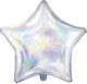 Luftballon Stern Folie Silber 48cm