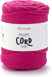 Yarnart Sfoară Macrame 5mm 771 Fucsia