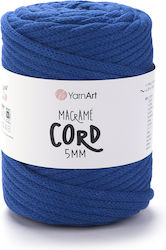 Yarnart Sfoară Macrame 5mm 772 Albastru Electric