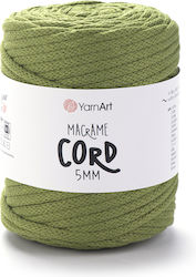 Yarnart Sfoară Macrame 5mm 787 Verde Măsliniu