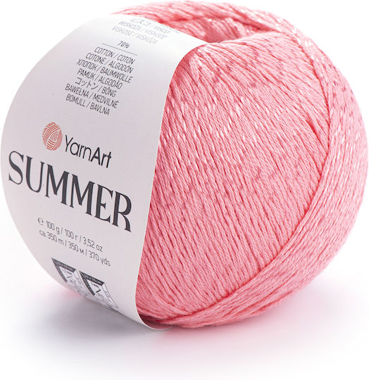 YarnArt Summer 100gr 350mt 70% Baumwolle 30% Viskose Col 10 Dunkel Taupe Strickgarn