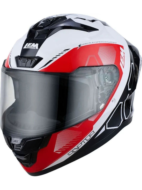 Lem Imola Full Face ECE 22.06 Apex Black/White/Red