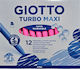 Giotto Turbo Pink Drawing Markers Thick Washabl...