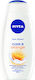 Nivea Αφρόλουτρο σε Gel με Γλυκερίνη & Άρωμα Εσπεριδοειδή 500ml