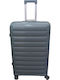 Felbags Medium Hard Gray Travel Suitcase Height 65cm