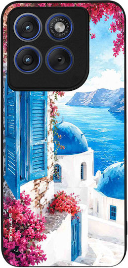 Sonique Greek Island Muse Series Motorola Edge 70 Fusion 5g Santorini Light Blue Case