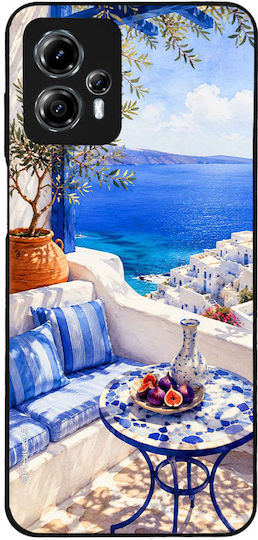 Sonique Greek Island Muse Series Mobile Phone Case Motorola Moto G13 4G Moto G23 4G Aegean Sea View