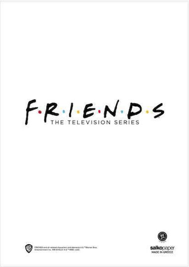 Salko Paper Тетрадка На Райета А4 40 Листа Friends Бяла