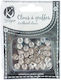 Καρφιδες Διακομητικες Ασημι 10mm-30pcs