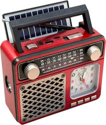 MD939S Retro Tabletop Radio Solar with Bluetoot...