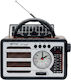 PX-767BTS Retro Radio Portabil Solar cu Bluetoo...