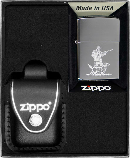 Zippo Winddichter Feuerzeuge Flamme in Beige Farbe