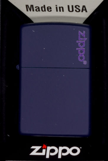 Zippo Αναπτήρας Φλόγας σε Μπλε χρώμα