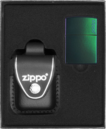 Zippo Brichetă Rezistentă la Vânt cu Flacără în Culoare Bej