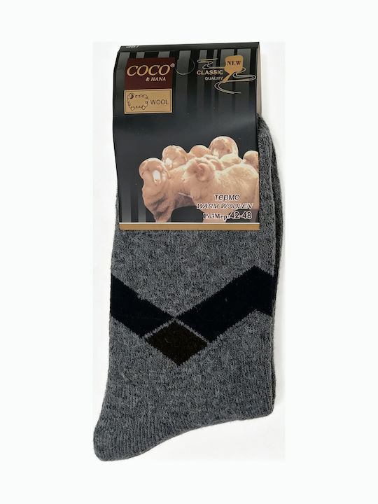 Coco&Hana Ανδρικές Κάλτσες Γκρι