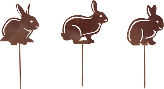 Garden Decoration On A Stake Set Bunnies