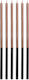 Platinum Pink-gold Candles Height 14.5 Cm 6 Pcs