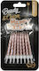 Happy Birthday Candles Pink-gold 16 Pcs 1 Pack