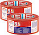 Tesa Marking Tape Made of Plastic in Red Colour Length 33m