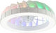 Brilliant Ceiling Fan 46cm With Light White