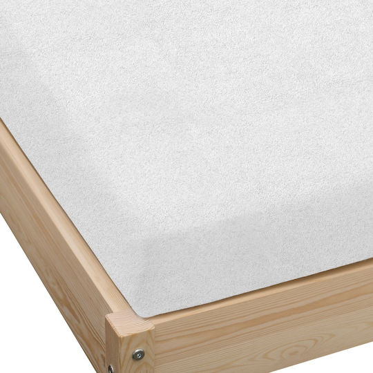 KZ Σεντόνι Υπέρδιπλο με Λάστιχο 160x200εκ. White