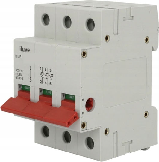 Iluve Ri 40a 3p Isolation Switch 40a 3p 3m 400v Ac 744625