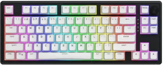 HATOR Skyfall 80 MAG Ασύρματο Ηall Effect Gaming Πληκτρολόγιο Tenkeyless με Hator Aurum Lemon διακόπτες και RGB φωτισμό (International English)