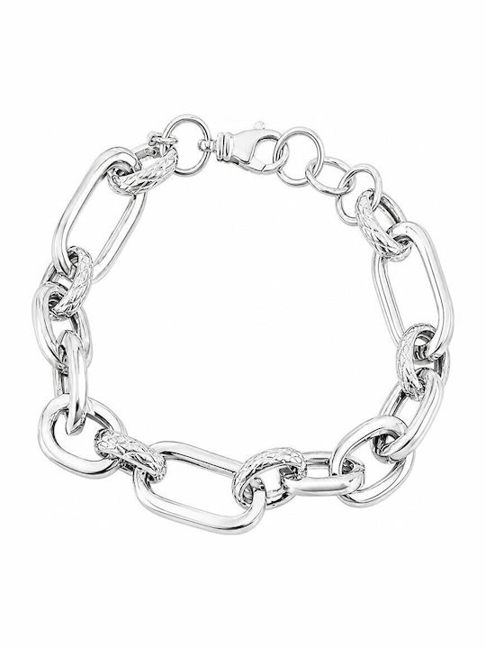 Ios Damen Armband Handschellen aus Silber