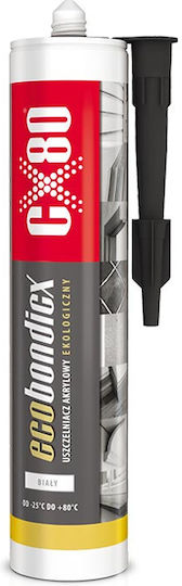 Cx80 Ecobondicx 300ml Umwelt Acryl Silikondichtstoff Weiß Profi Seal